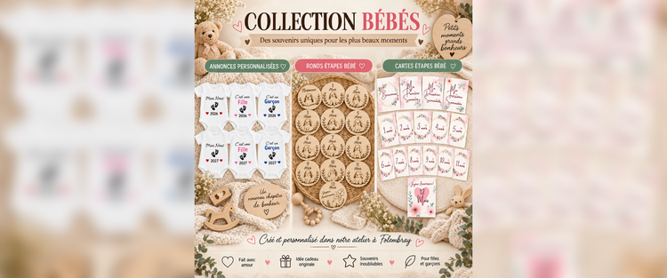Bannière Bébés – Mes Créations Papiers