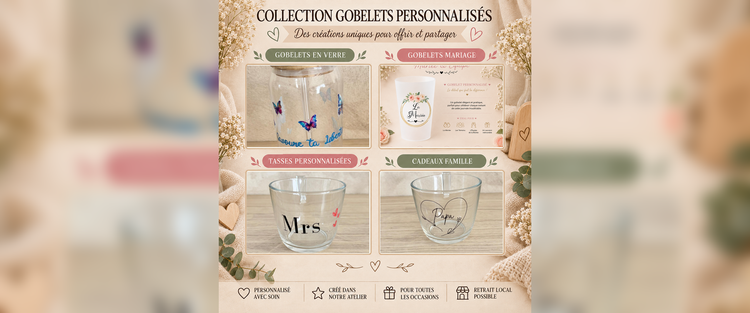 Bannière Gobelets personnalisés – Mes Créations Papiers