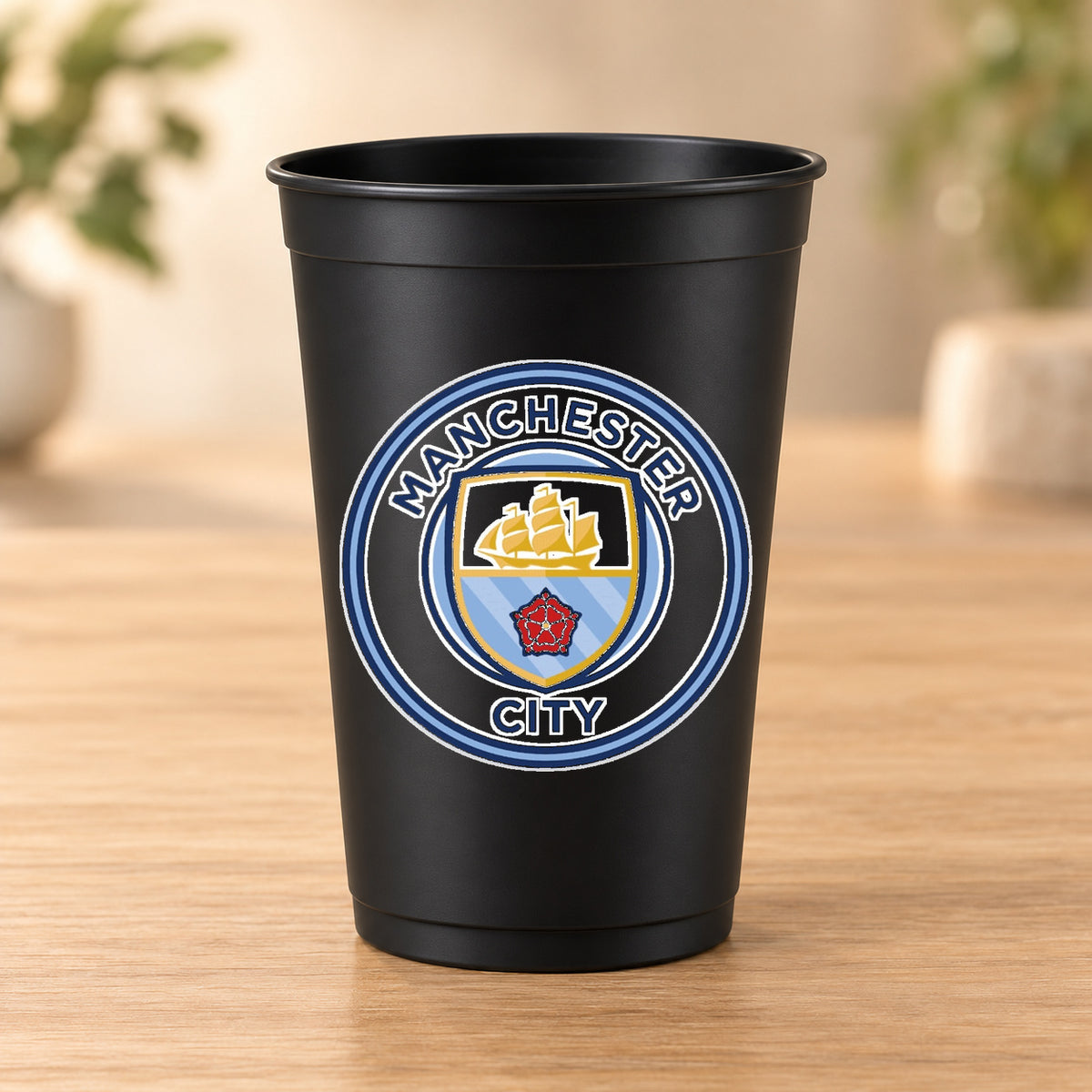 Gobelet noir Football - Manchester City