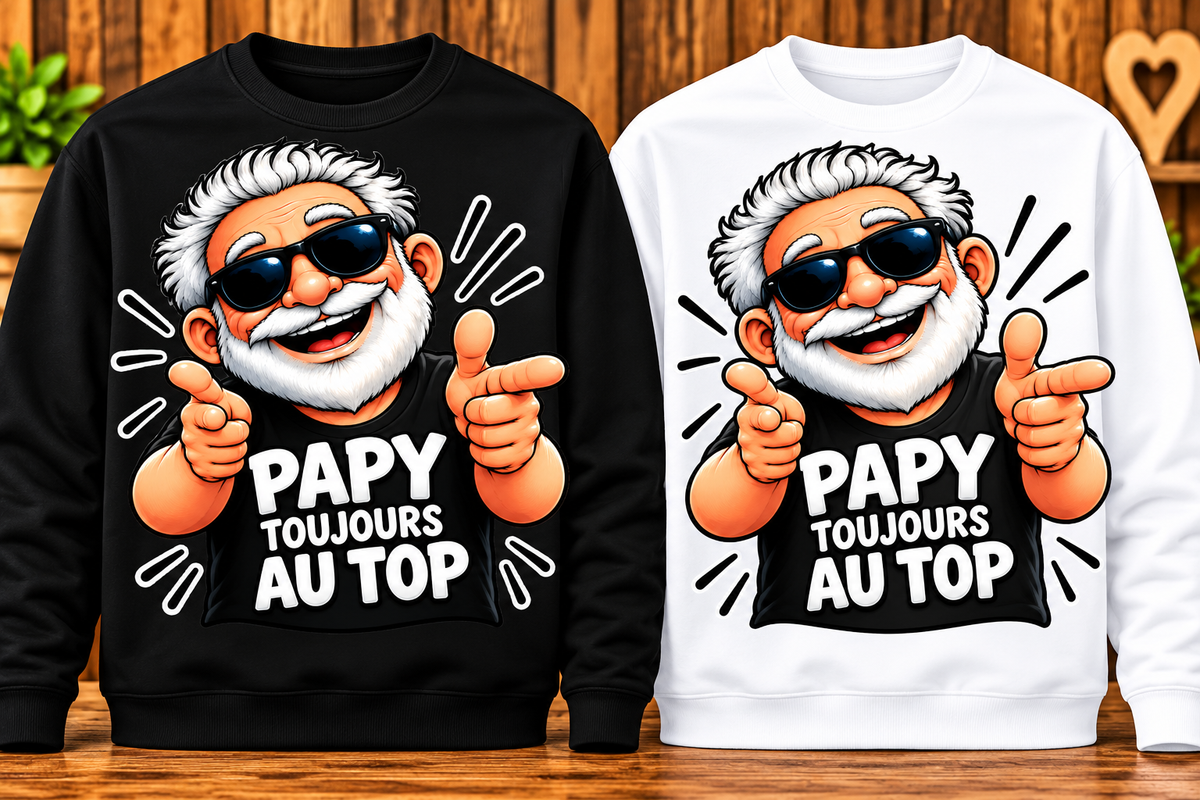 Sweat Papy – Toujours au top