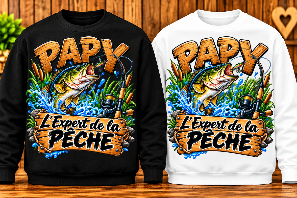 Sweat Papy – L’Expert de la pêche