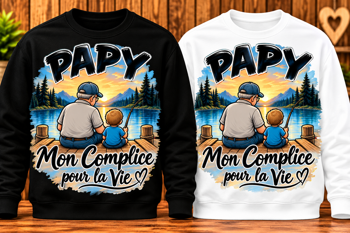 Sweat Papy – Mon complice pour la vie