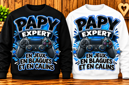 Sweat Papy expert – En jeux, en blagues et en câlins