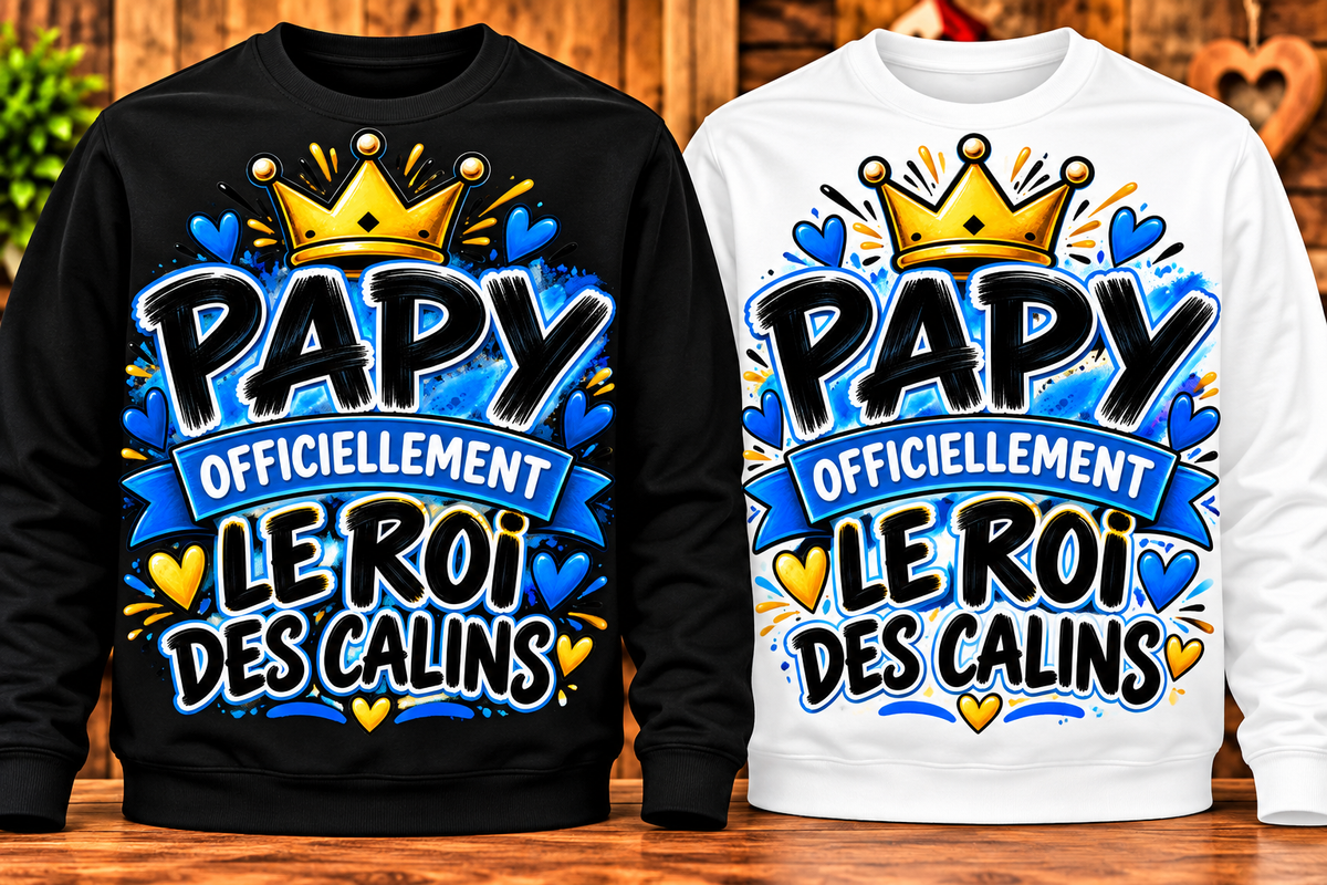 Sweat Papy – Officiellement le roi des câlins