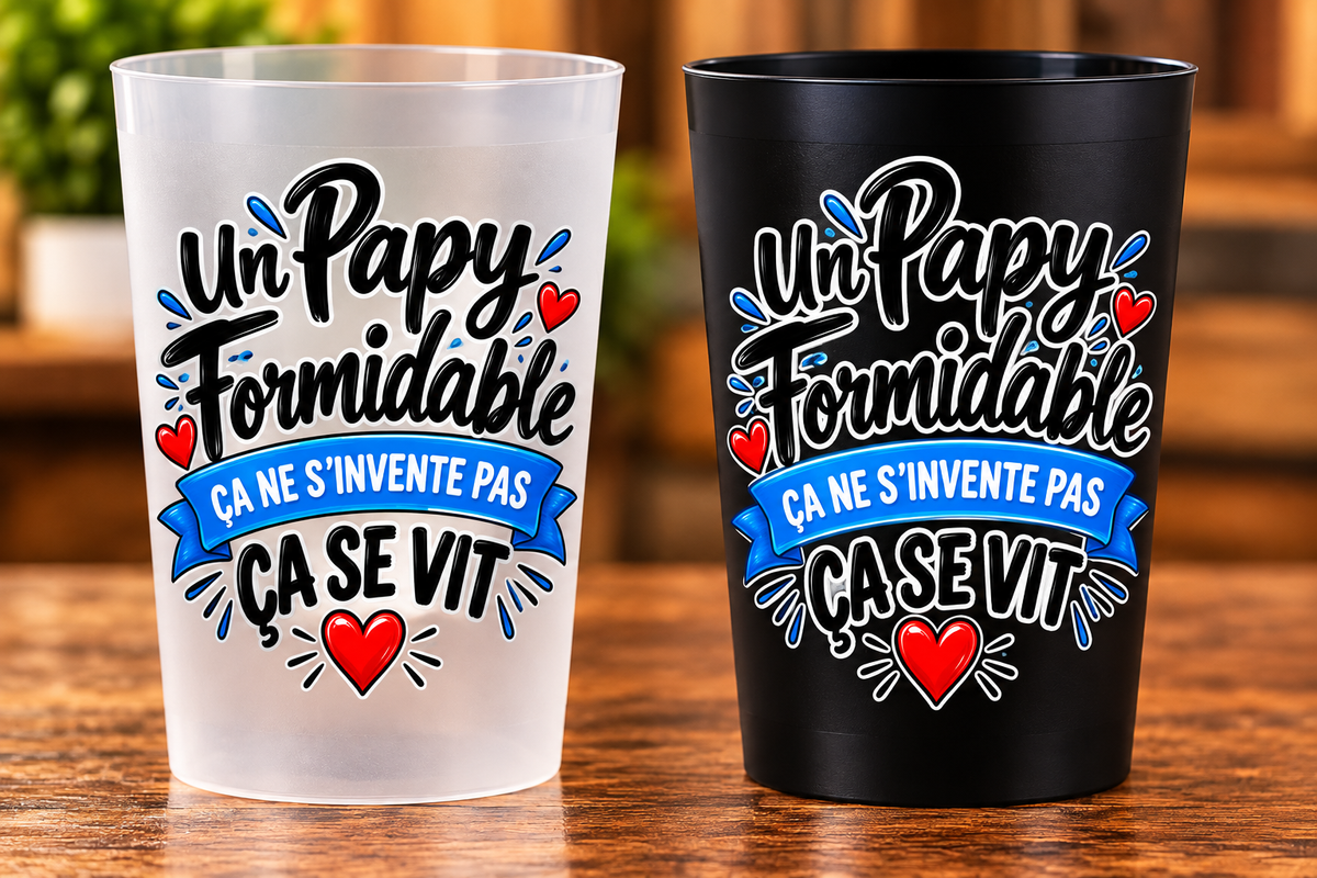 Gobelet Papy formidable – Ça ne s’invente pas, ça se vit
