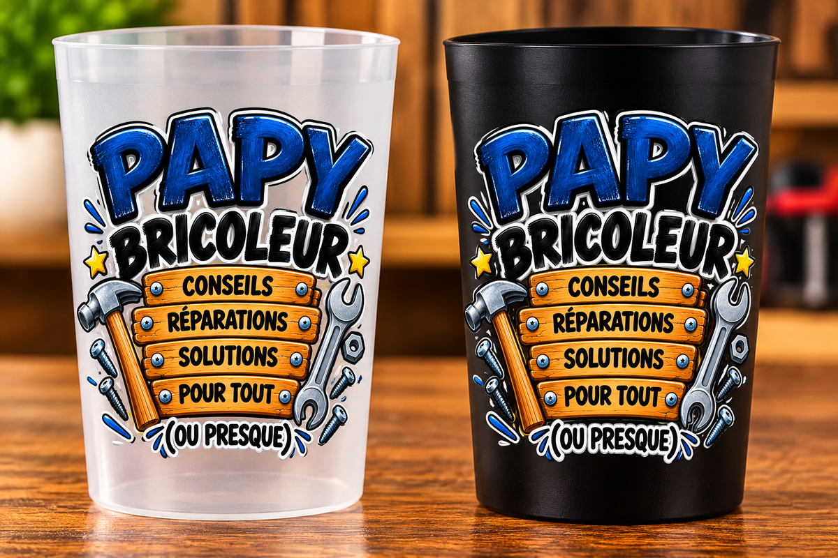 Gobelet Papy bricoleur – Conseils, réparations et solutions