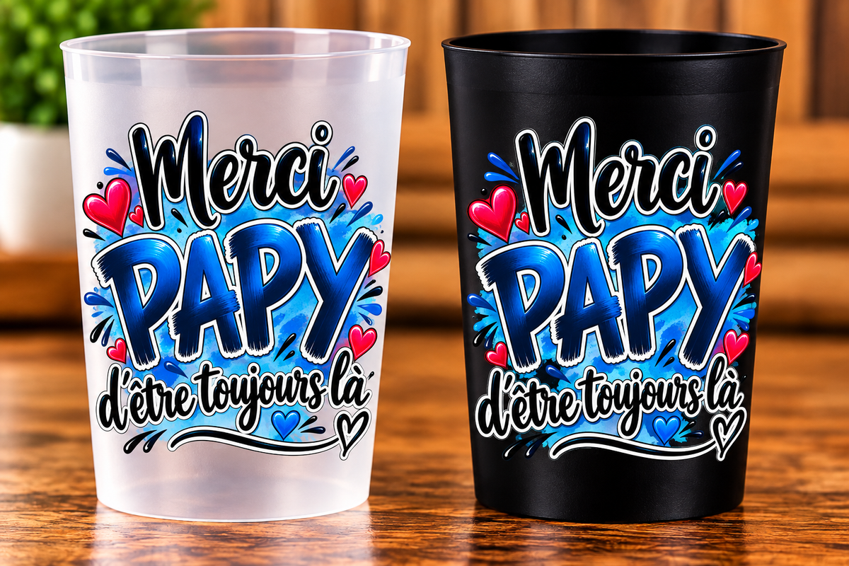 Gobelet Merci Papy – D’être toujours là