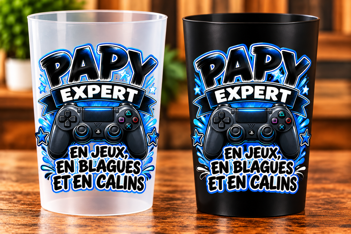 Gobelet Papy expert – En jeux, en blagues et en câlins