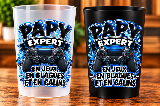 Gobelet Papy expert – En jeux, en blagues et en câlins