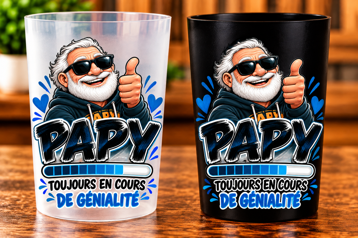 Gobelet Papy – Toujours en cours de génialité