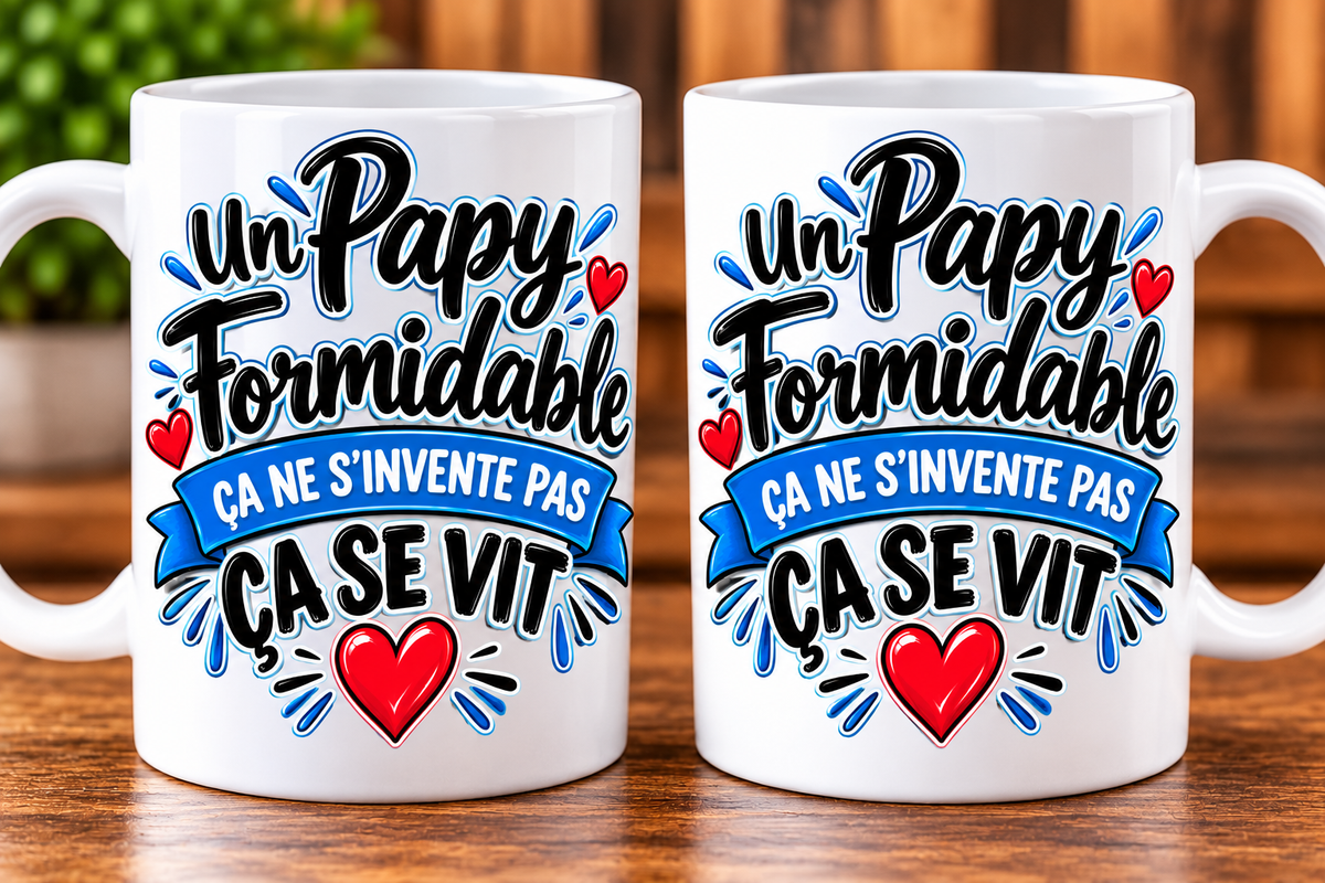 Mug Papy formidable – Ça ne s’invente pas, ça se vit