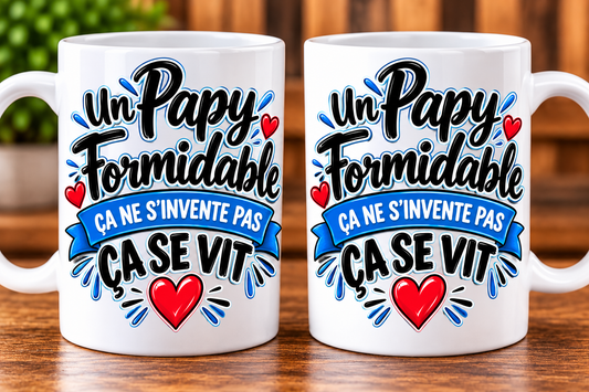 Mug Papy formidable – Ça ne s’invente pas, ça se vit