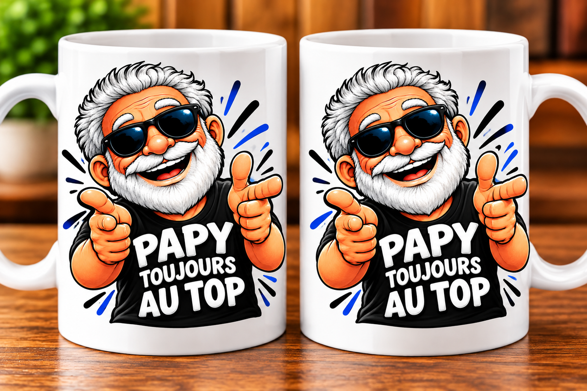 Mug Papy – Toujours au top