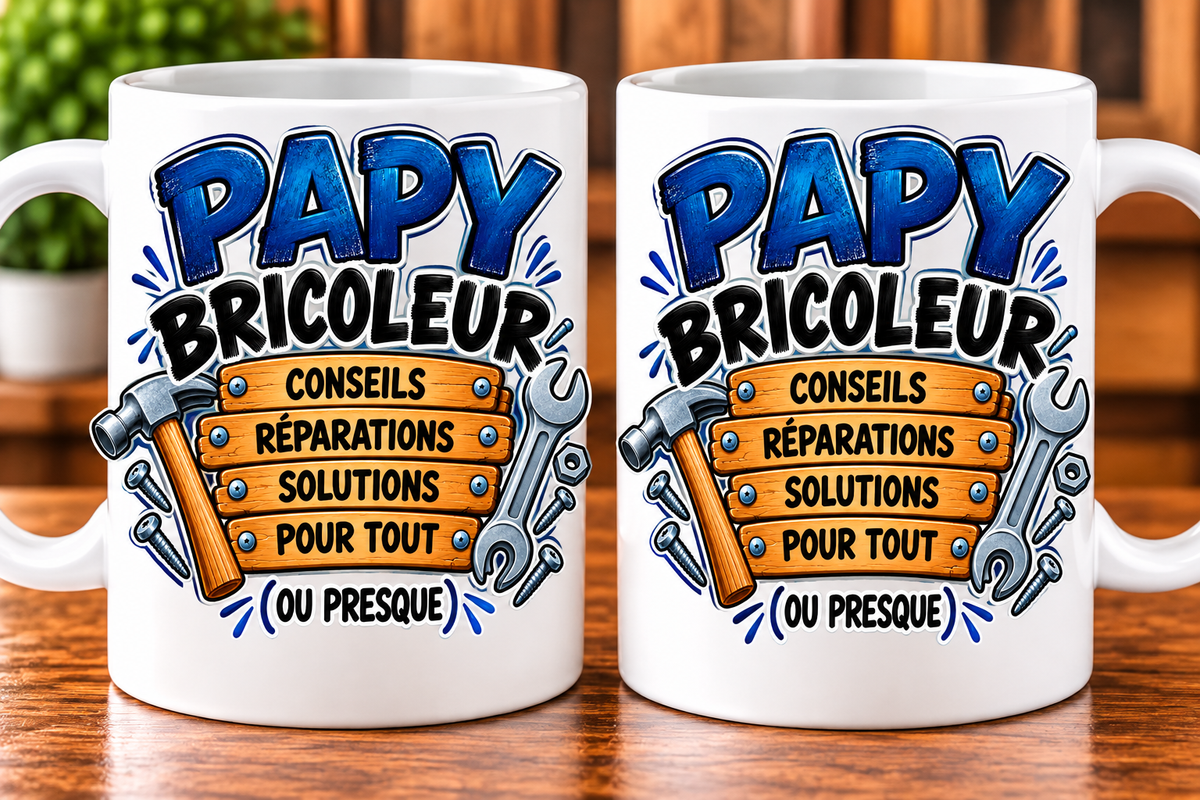 Mug Papy bricoleur – Conseils, réparations et solutions