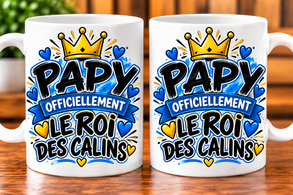 Mug Papy – Officiellement le roi des câlins