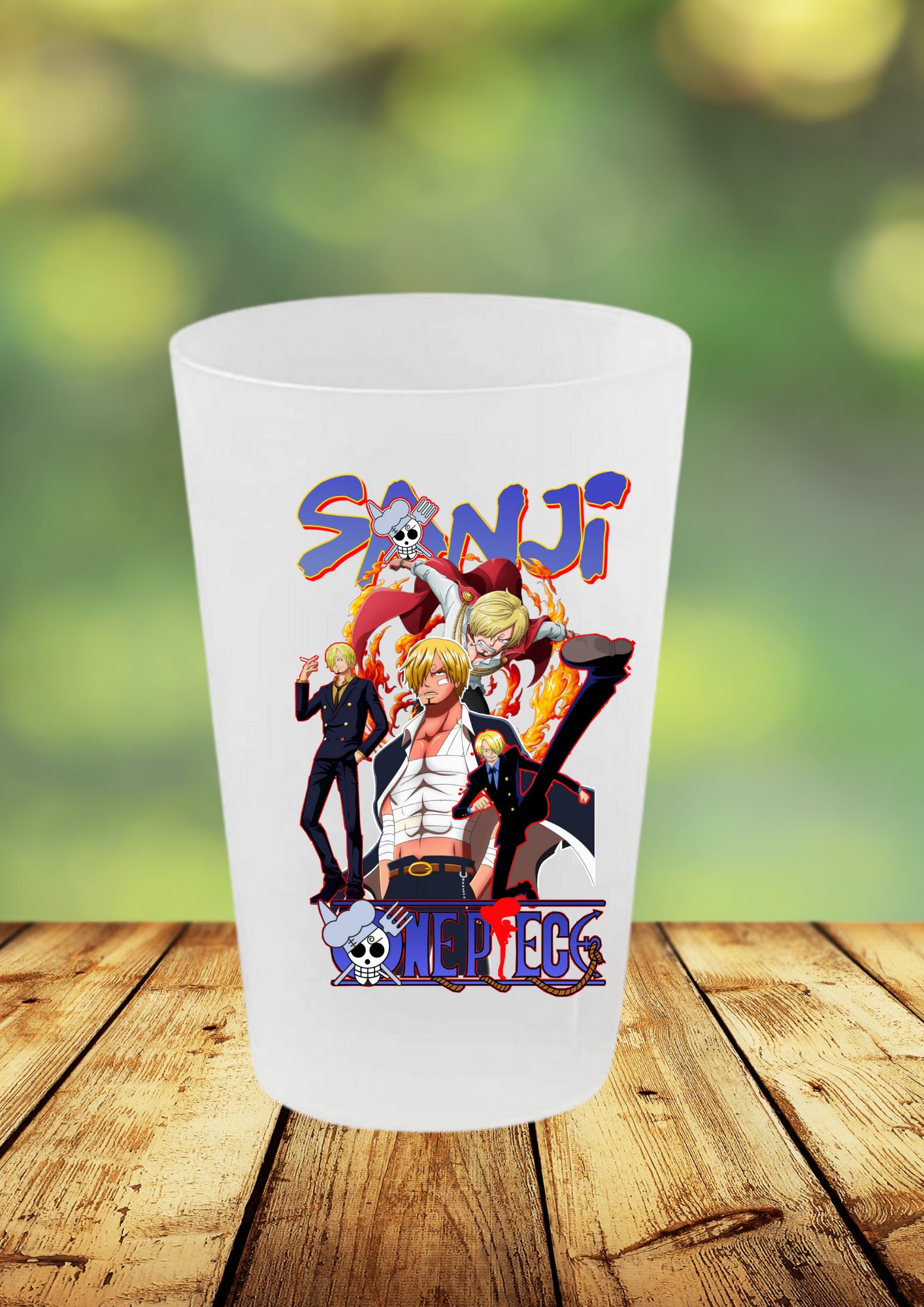 Gobelet One Piece – Impression DTF UV – 136 modèles au choix