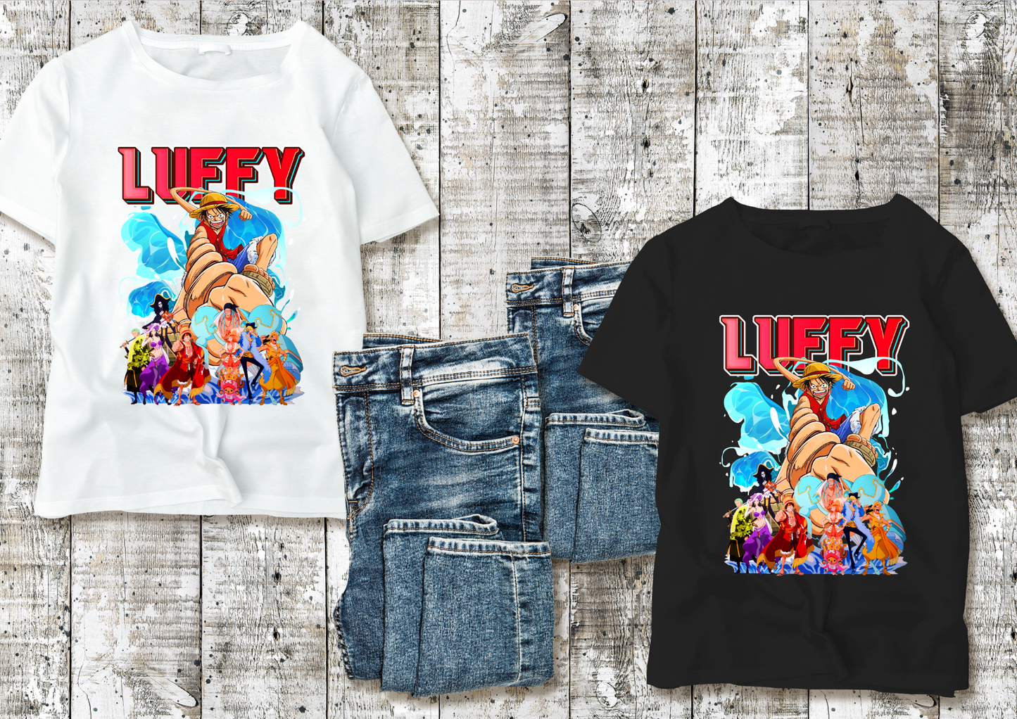 T-shirt One Piece 10 Modèles