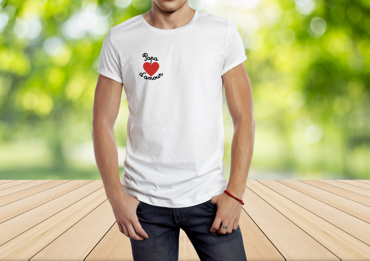 Tee Shirt Homme Papa d'amour