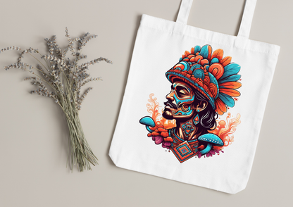 Tote Bag Psychedelic Designs – 100 modèles au choix – Noir ou Blanc