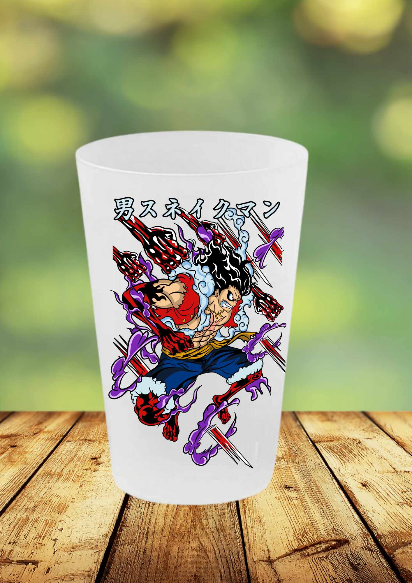 Gobelet One Piece – Impression DTF UV – 136 modèles au choix