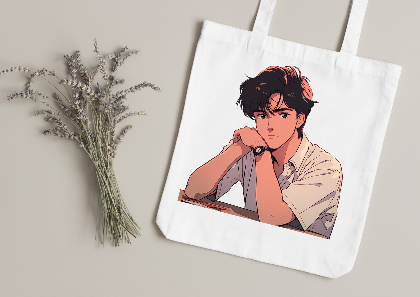 Tote Bag Retro Anime Nostalgia – 61 modèles au choix – Noir ou Blanc