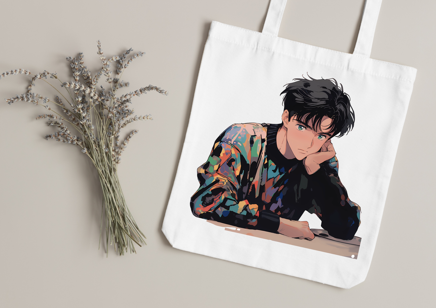 Tote Bag Retro Anime Nostalgia – 61 modèles au choix – Noir ou Blanc