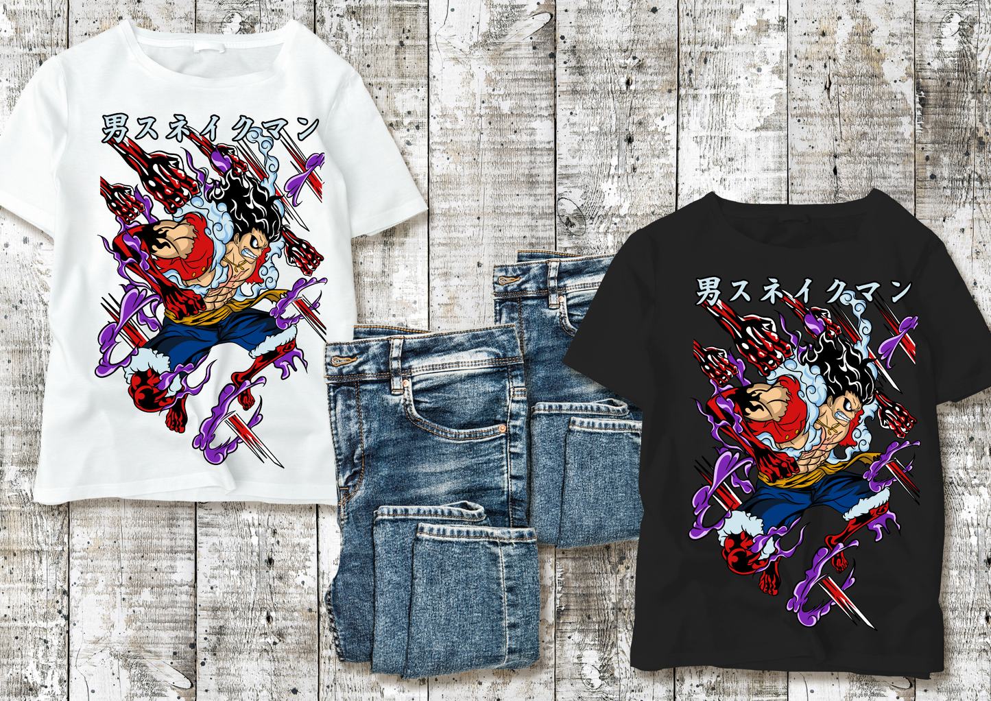 T-shirt One Piece 10 Modèles