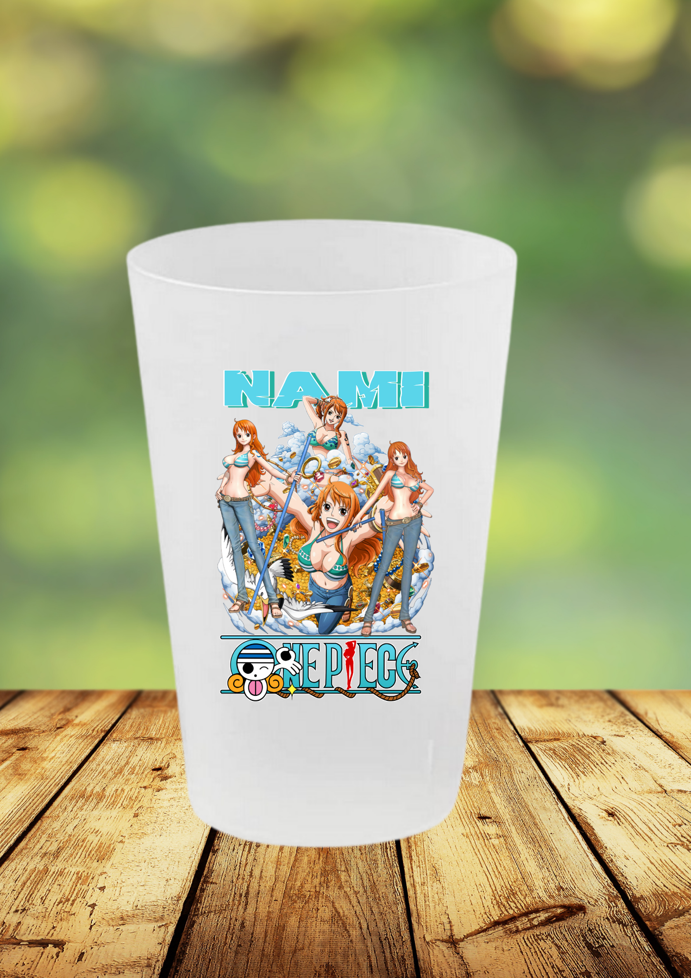 Gobelet One Piece – Impression DTF UV – 136 modèles au choix