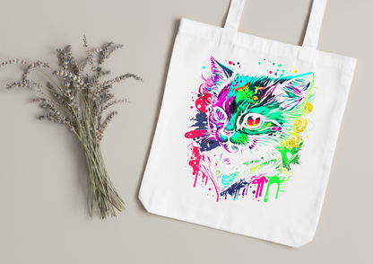 Tote Bag Psychedelic Designs – 100 modèles au choix – Noir ou Blanc