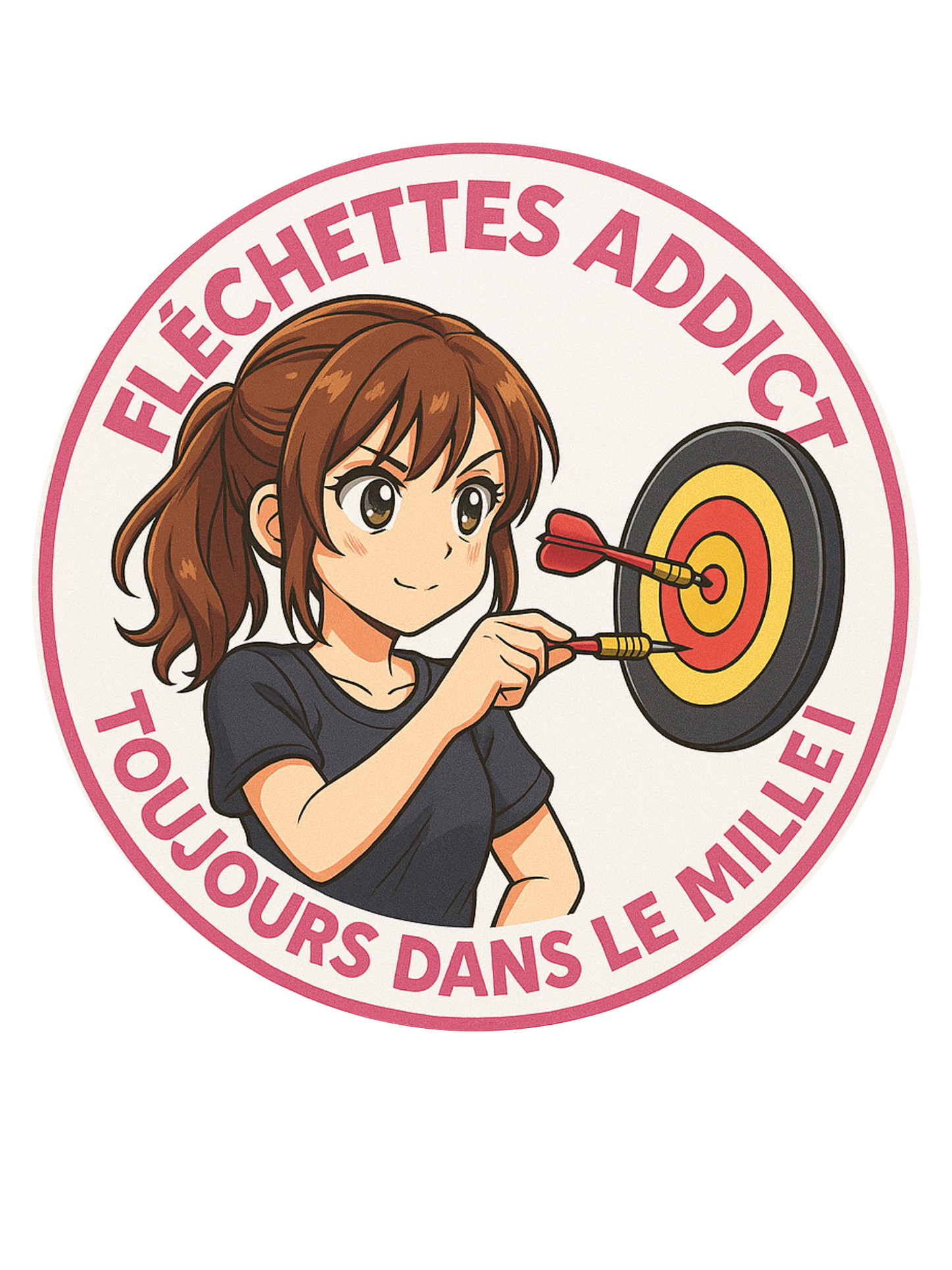 Stickers Fléchettes – Collection Manga 🎯✨