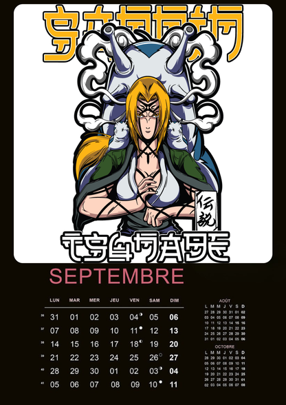 Calendrier Naruto 2026 – Édition Collector