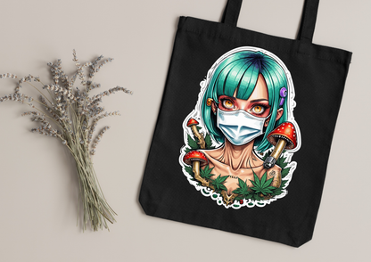 Tote Bag Psychedelic Designs – 100 modèles au choix – Noir ou Blanc
