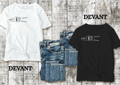 👕 T-shirt Personnalisable Papa & Enfants – Poing Fist Bump