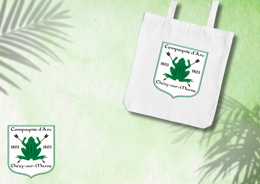 🎯 Tote Bag Compagnie d’Arc – Chézy-sur-Marne 🐸