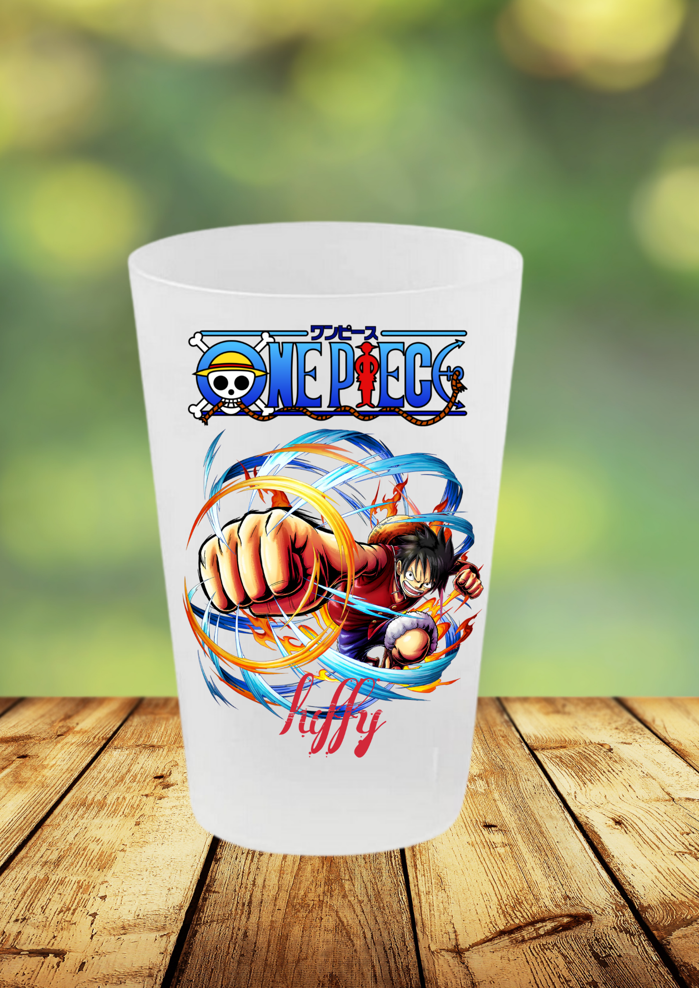 Gobelet One Piece – Impression DTF UV – 136 modèles au choix