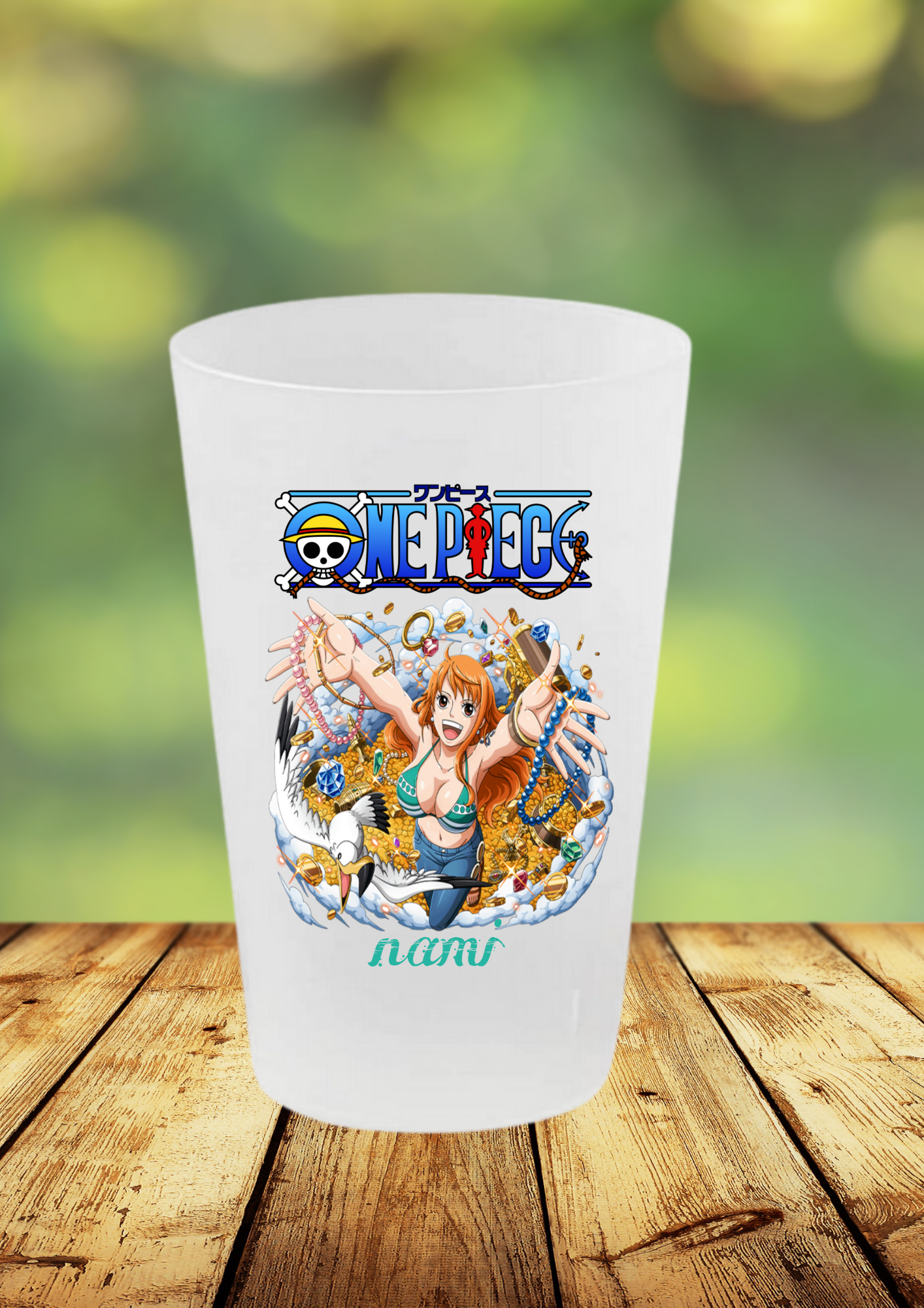 Gobelet One Piece – Impression DTF UV – 136 modèles au choix