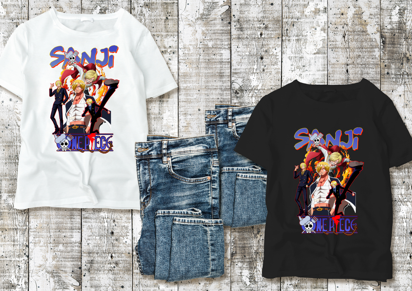 T-shirt One Piece 10 Modèles