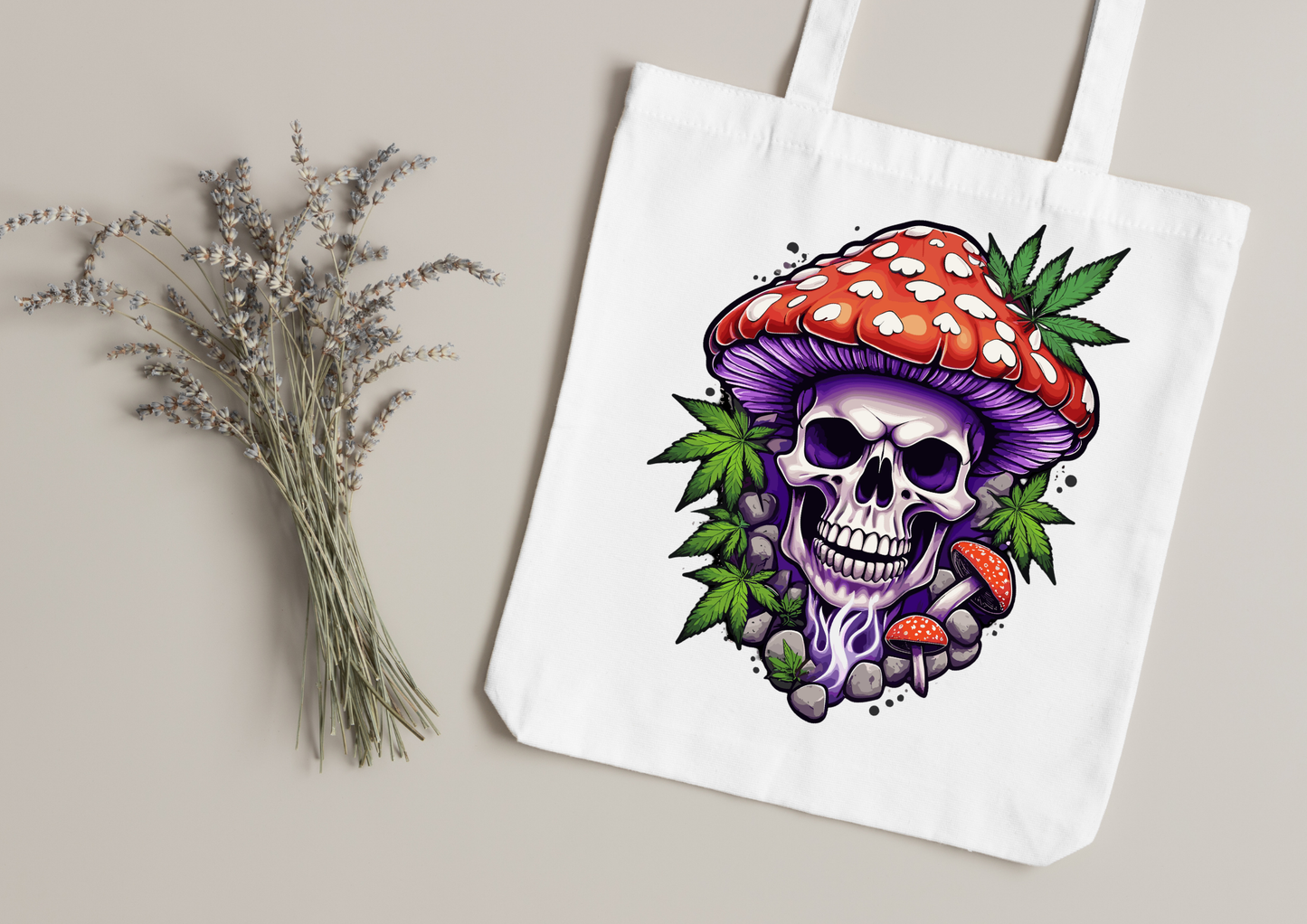 Tote Bag Psychedelic Designs – 100 modèles au choix – Noir ou Blanc