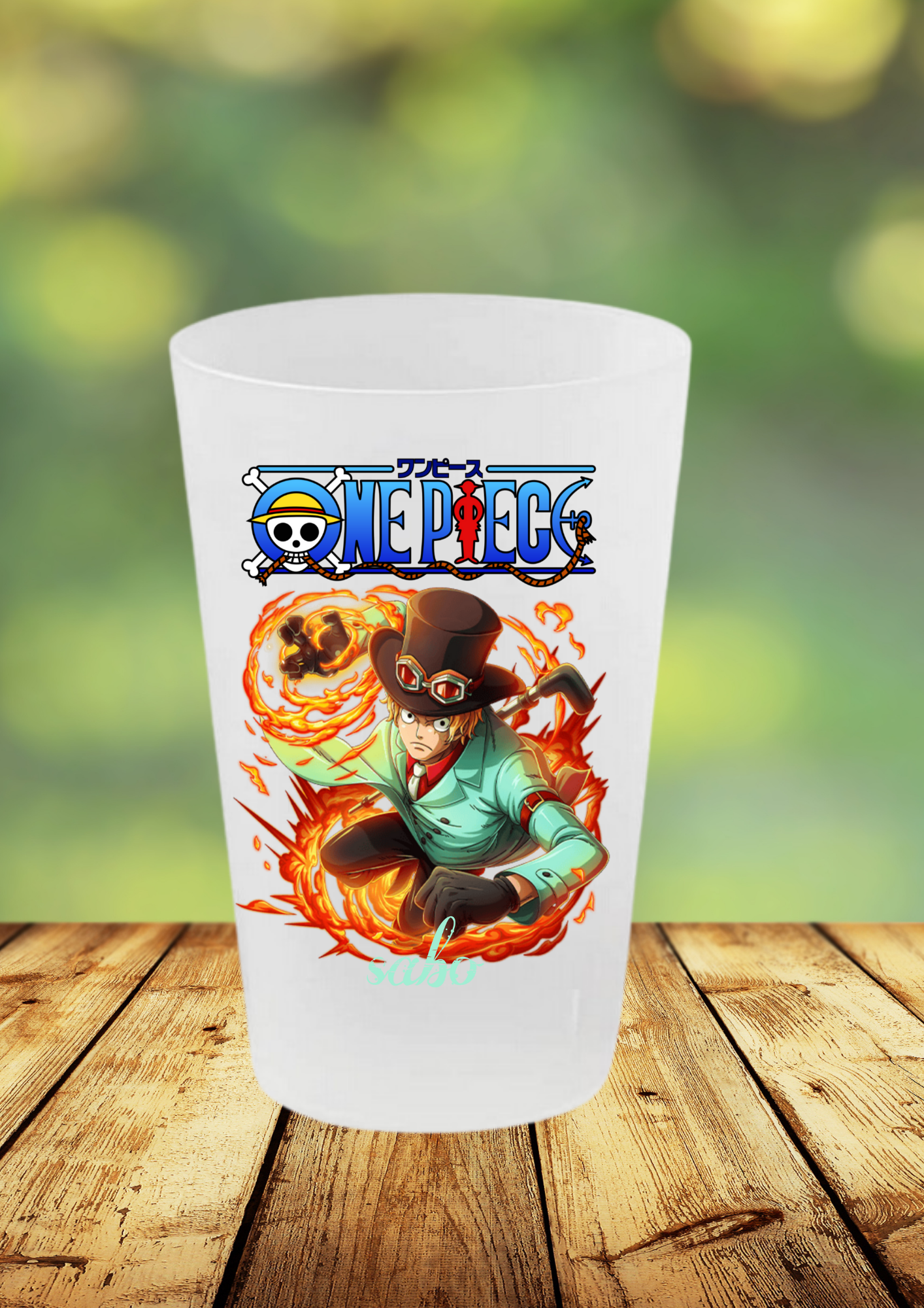 Gobelet One Piece – Impression DTF UV – 136 modèles au choix