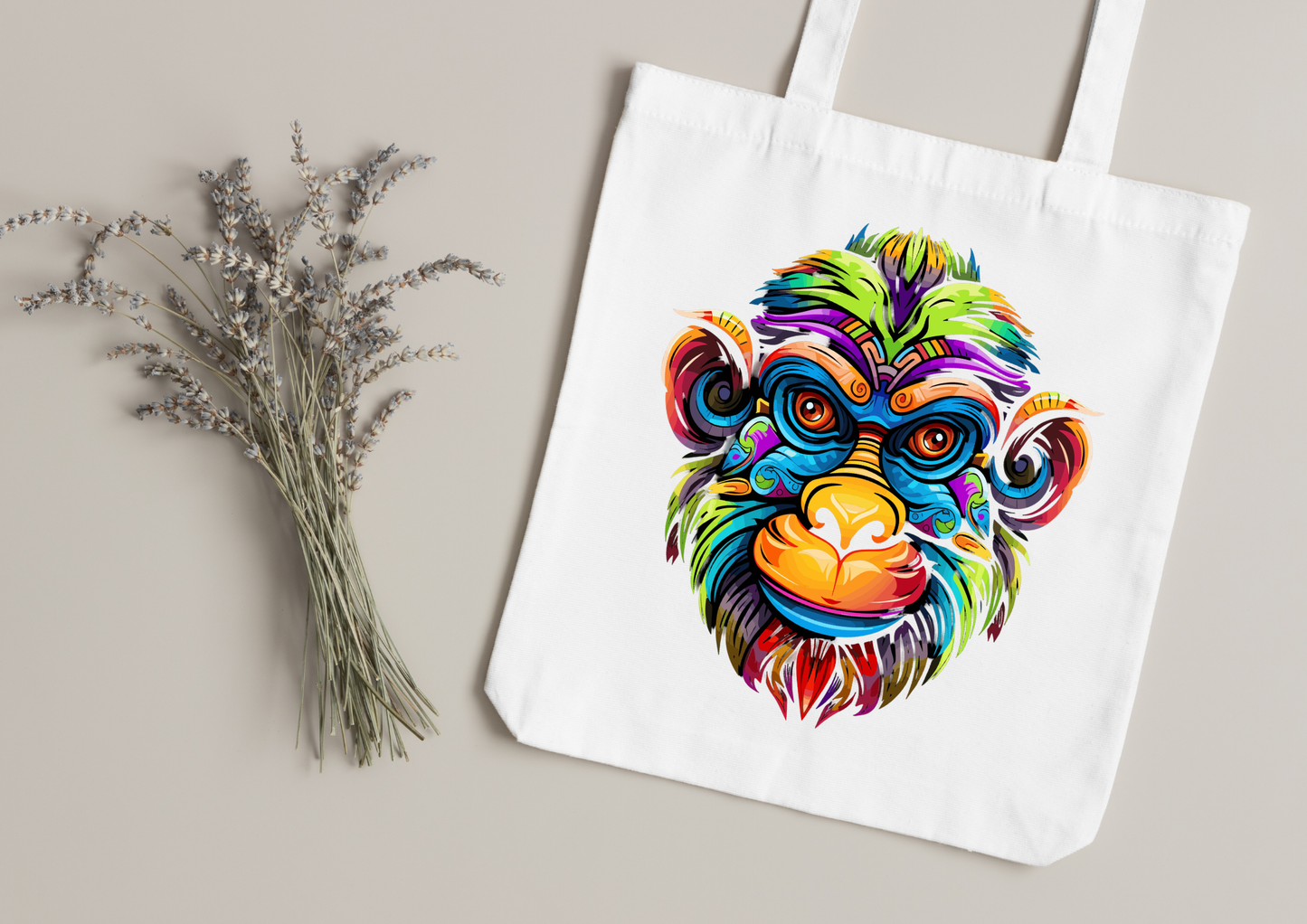 Tote Bag Psychedelic Designs – 100 modèles au choix – Noir ou Blanc