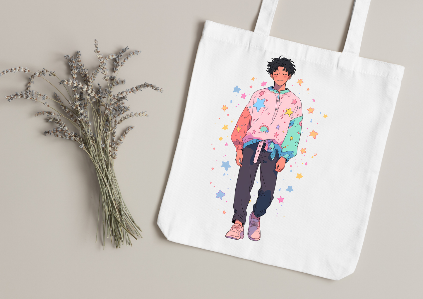Tote Bag Retro Anime Nostalgia – 61 modèles au choix – Noir ou Blanc