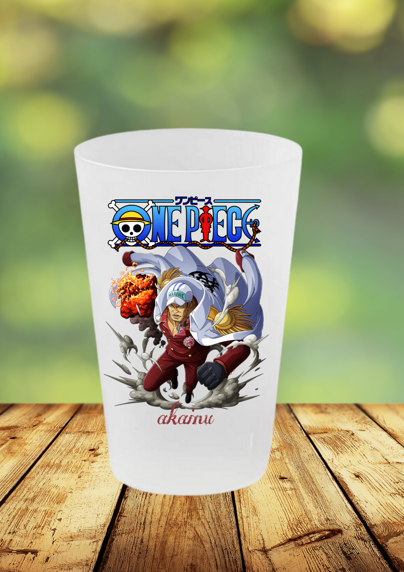 Gobelet One Piece – Impression DTF UV – 136 modèles au choix