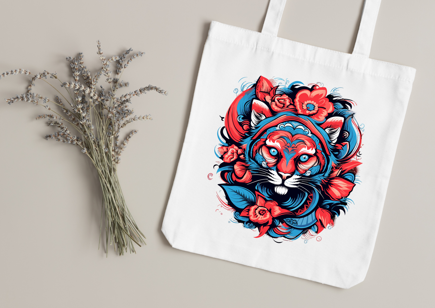 Tote Bag Psychedelic Designs – 100 modèles au choix – Noir ou Blanc