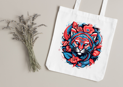 Tote Bag Psychedelic Designs – 100 modèles au choix – Noir ou Blanc