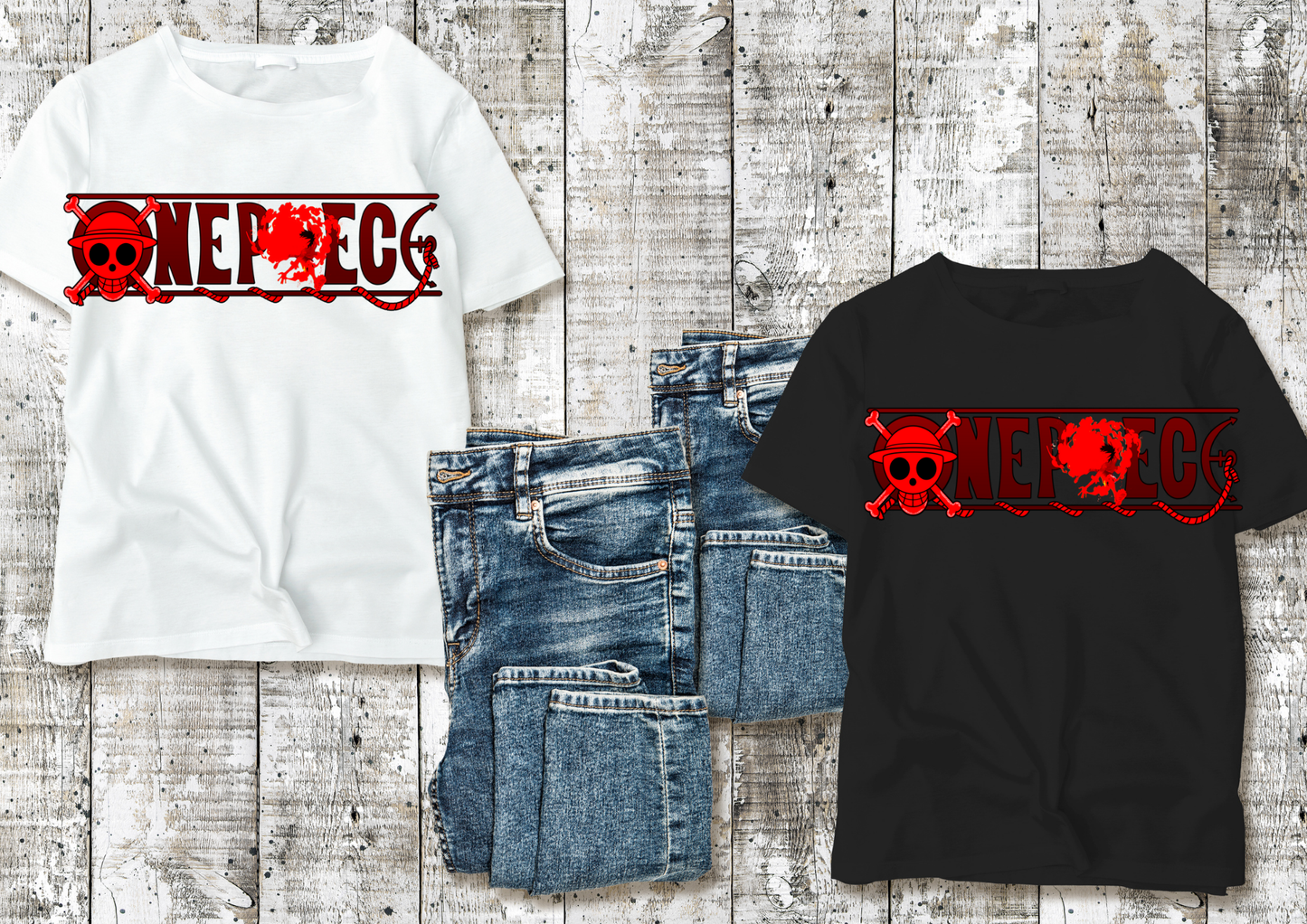 T-shirt One Piece 10 Modèles