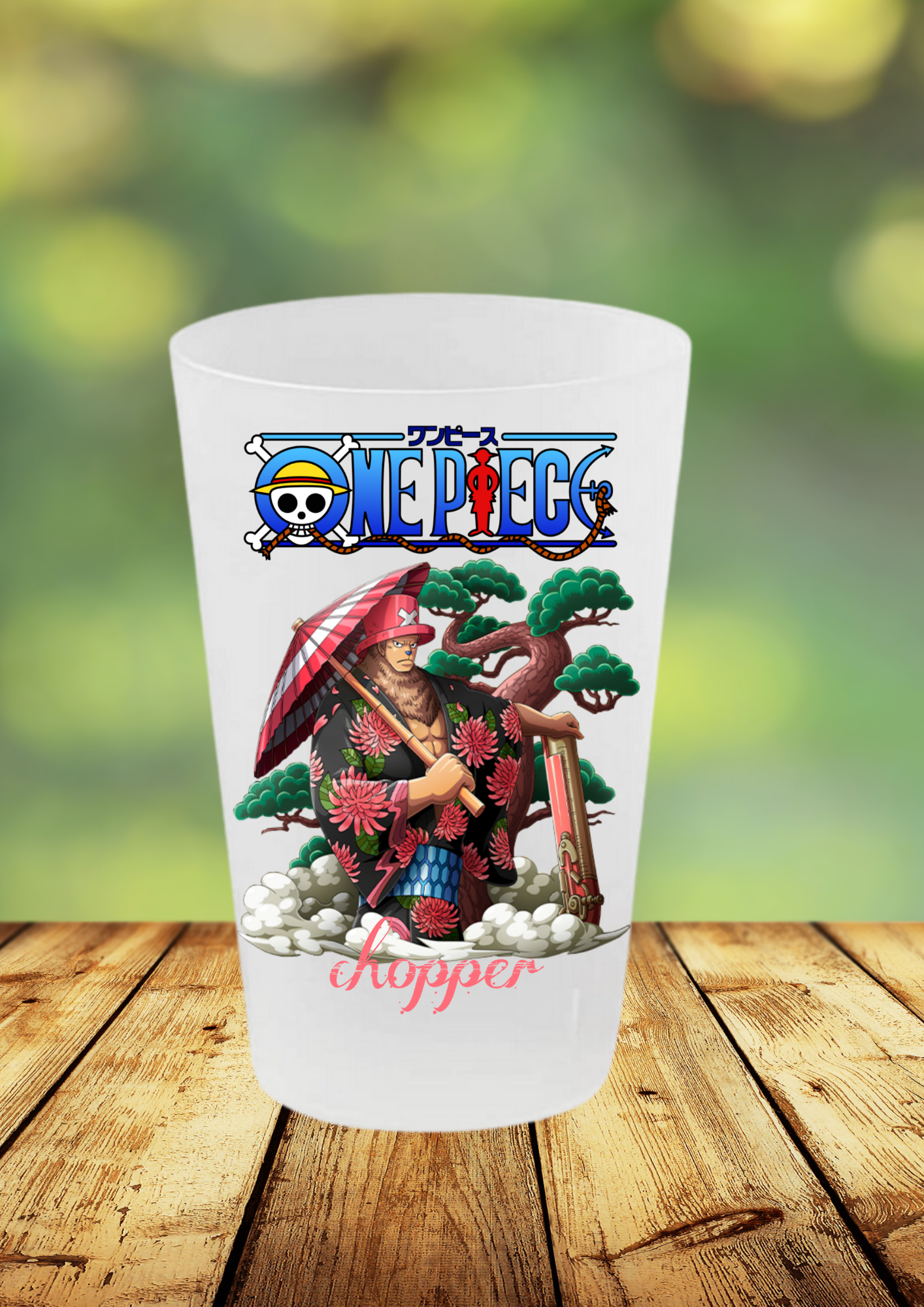 Gobelet One Piece – Impression DTF UV – 136 modèles au choix