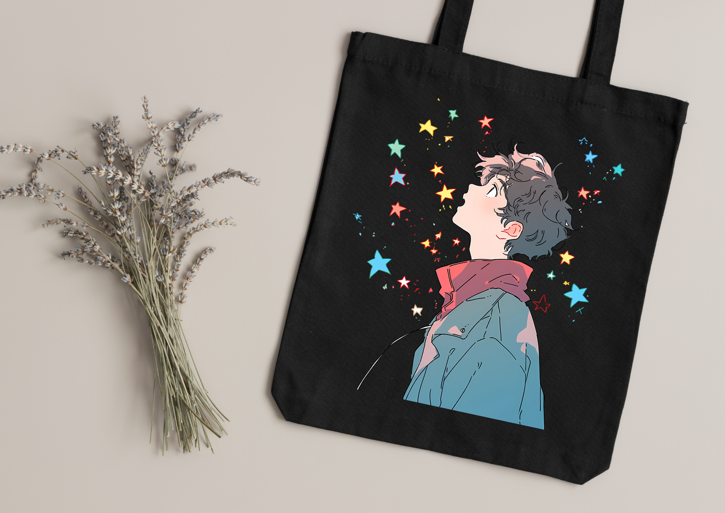 Tote Bag Retro Anime Nostalgia – 61 modèles au choix – Noir ou Blanc