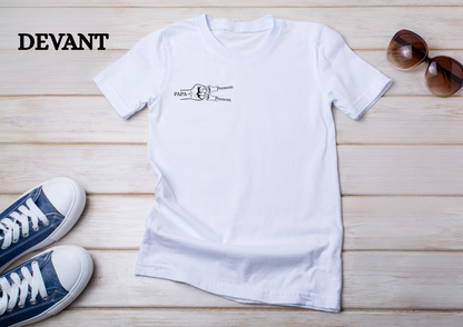 👕 T-shirt Personnalisable Papa & Enfants – Poing Fist Bump