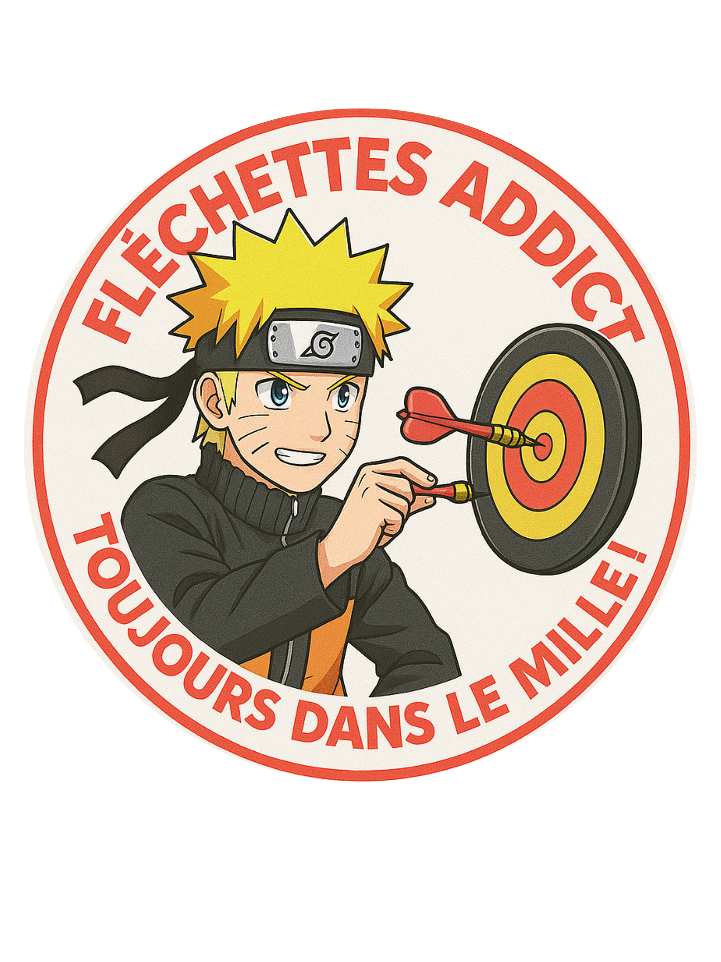 Stickers Fléchettes – Collection Manga 🎯✨