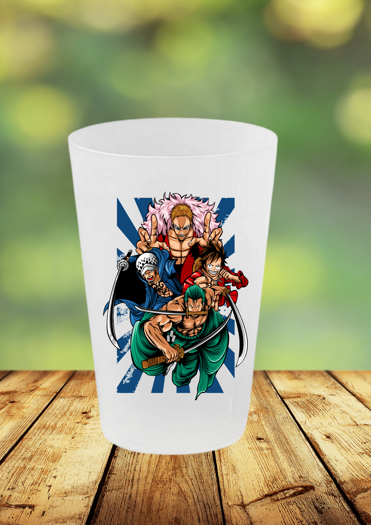 Gobelet One Piece – Impression DTF UV – 136 modèles au choix